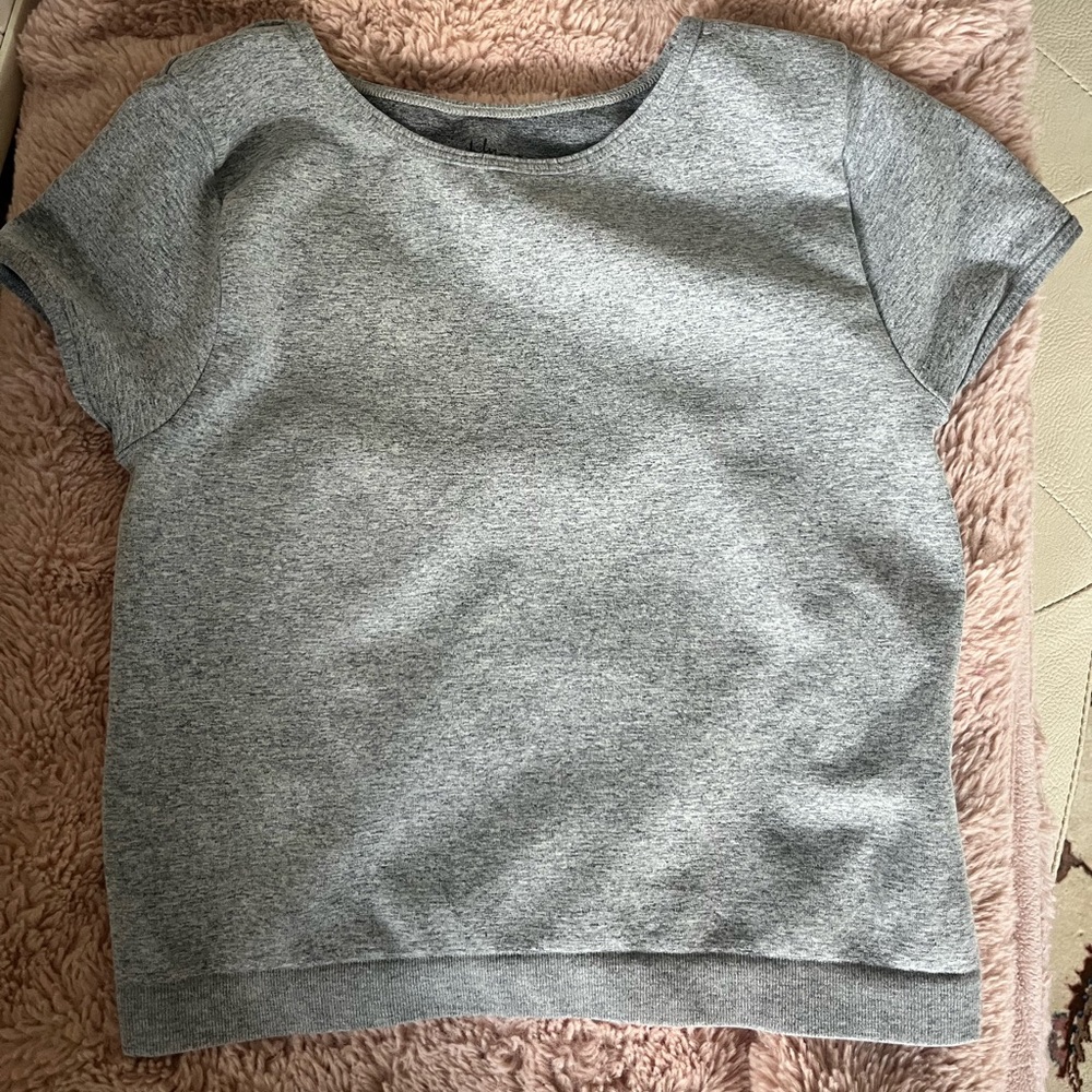 Free people grey short sleeve